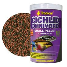 TROPICAL Cichlid Omnivore Small Pellet - храна за всеядни цихлиди-1л.