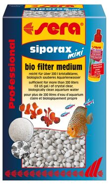 sera siporax® mini - биологичен филтърен материал за вътрешни филтри-35гр
