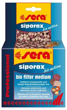 Биологичен филтърен материал sera siporax bio active Professional с добавени активиращи бактерии-210гр