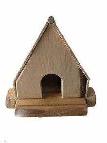 Дървена къща  за малки гризачи