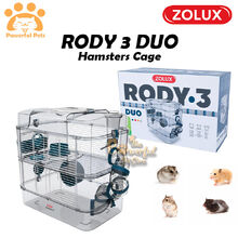 клетка за дребни гризачи- Hamster cage Rody 3 DUO 41x27x40,5cm Zolux