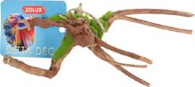 Декорация за аквариум Zolux Ki Pouss Spider Root, 0,05 кг, кафяво/зелено, 20-30 см, S